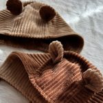 کلاه خرسی مخمل کبریتی - Image 2