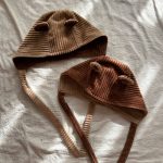کلاه خرسی مخمل کبریتی - Image 3