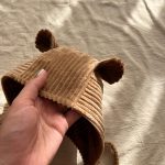کلاه خرسی مخمل کبریتی - Image 5