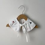 یقه با گلدوزی تم کریسمس