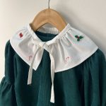 یقه با گلدوزی تم کریسمس - Image 4