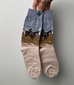 جوراب طرحدار بزرگسال - Image 6